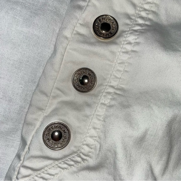 Sportalm Kitzbuhel Sz 40 (US 8) Austria zippered pencil skirt y2k white tailored - Picture 5 of 6